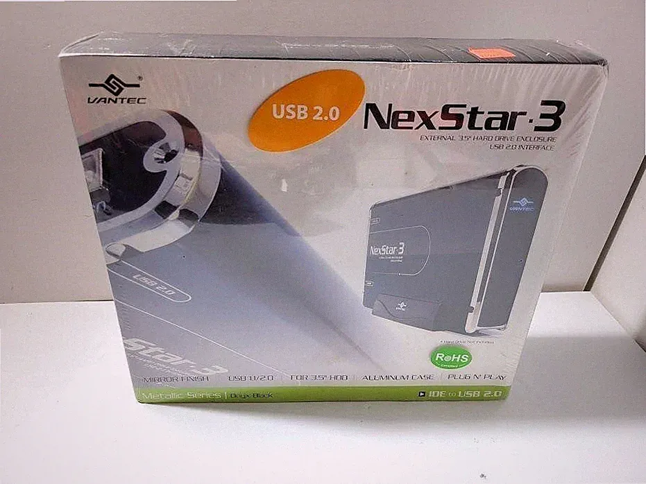 Vantec NexStar3 External 2.5” Hard Drive Enclosure IDE to USB 2.0 New Sealed